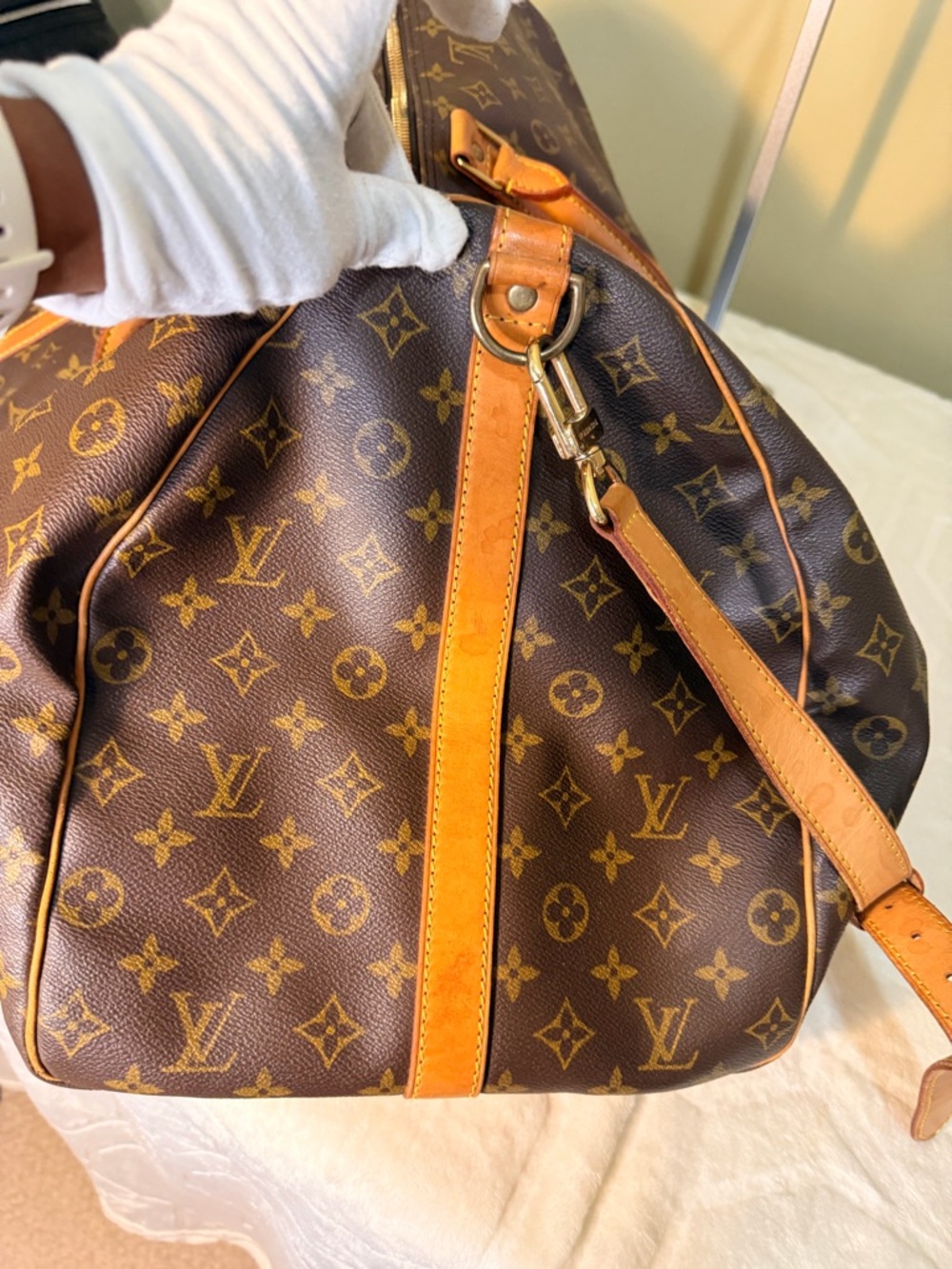 Louis Vuitton Keepall Bandouliere 60 Canvas duffel - Picture 8 of 16